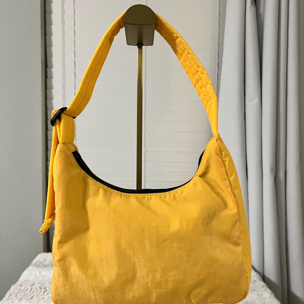 BAGGU Mini Nylon Bag in Mango color - Urban Outfitters collab